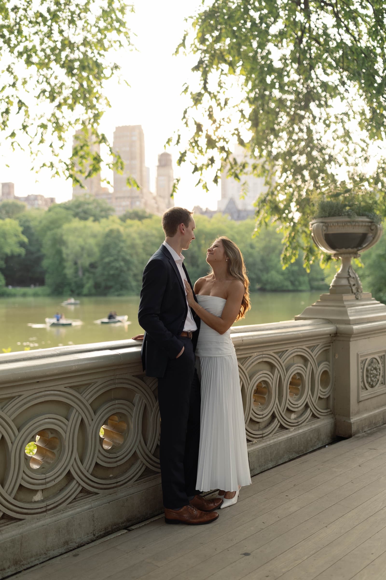Emily and her partner in Central Park